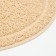 2-in-1 rug for a bowl/animal toilet two circles, 47 x 26 cm, beige