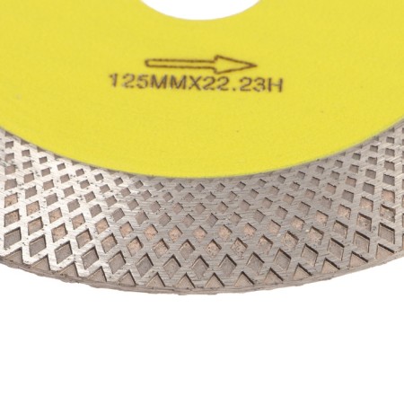 Diamond disk for cutting and grinding tundra, for noisy at 45 degrees, continuous, 125 mm-1