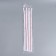 Lightning "Spiral", No. 5, detachable, castle machine, 40 cm, white/red color