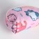 Children's wallet with a zipper, color mix
