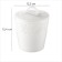 Porcelain Bank for bulk products with Magistro Crotone lid, 600 ml, white color