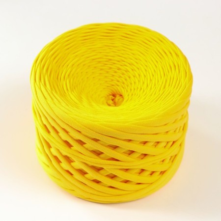 Knitted yarn, width 7-9 mm, 100m/295 gr ± 10% (19 - mangoes)-1