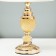 Table lamp "Valencia" 1he27 40W white-gold 24x24x42 cm Risalux