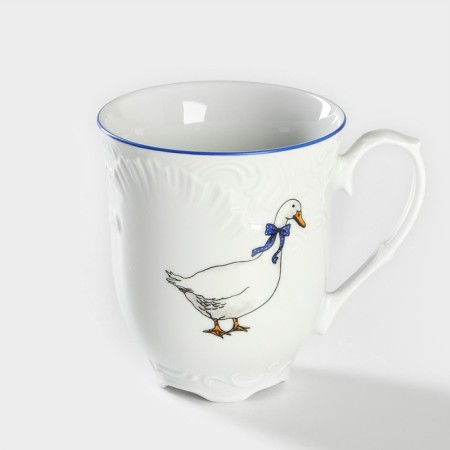 Mug "Rococo. Geese ", 300 ml, porcelain