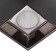 Lamp "Cube" LED 4000K 10W DIM220 Black Coffee 7.5x7.5x9.5cm