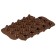 Form for the preparation of sweets Choco Trees, silicone