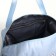 Sports bag with lightning, with an increase, external pocket, blue color