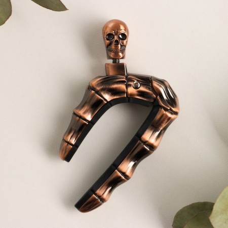 Kapodastast for guitar Music Life Skull, bronze-2
