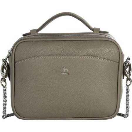 Cross-Bodi Bag with Mumi zipper, coffee color