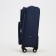 Small suitcase 20 "on lightning, code castle, with extension, blue color