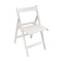 Folding chair, 780x530x395, white/array of birch