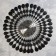 Wall clock, series: openwork, "style", discrete move, D-70 cm