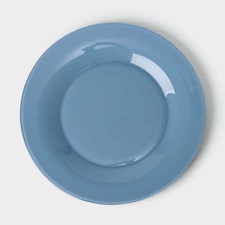 Plate plate "Smoky Amethyst", D = 25 cm, blue color