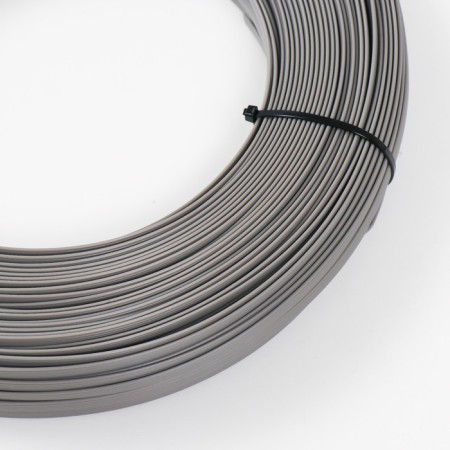 Artificial rattan 8 mm 100 m wave (gray)-1