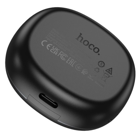 Hoco EQ3, TWS headphones, wireless, vacuum, BT 5.3, 40/300 mAh, black-2