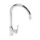 Accoona A4568 kitchen mixer, single -leaf, high spout, with nut, silumin, chrome