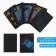 Plastic playing cards, 54 pcs, 30 μm, 6.5 x 9 x 2 cm