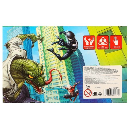Plasticine 12 -cv 180g spiderman-5