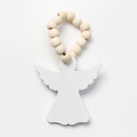 Ring for napkins "Angel", col. White, 6*7 cm, tree-2