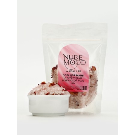 Gift set Ural Lab: shower gel 250 ml, peony aroma and bath salt with rose petals 150 g-8