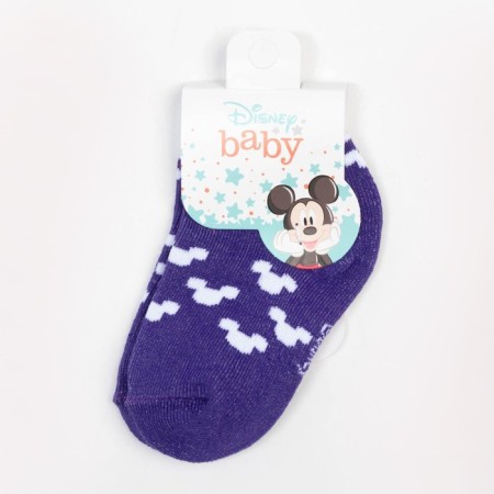 Socks Mickey Mouse, purple, 10-12 cm-2