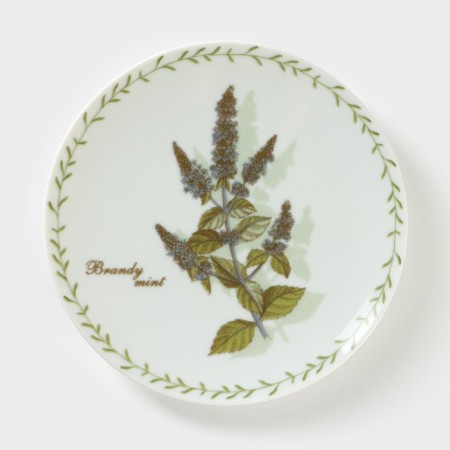 Porcelain plate "Botanika. Mint ", d = 20 cm