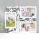 Photo frame Plastic in 3 photos 10x15 cm "Wood-cat" white 32.5x26.5x2 cm