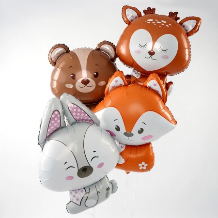Foil ball 31 "Bear. Magic Forest", figure-1