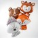 Foil ball 31 "Bear. Magic Forest", figure