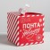 Folding boxes "New Year's Post", 12 x 12 x 12 cm, new year