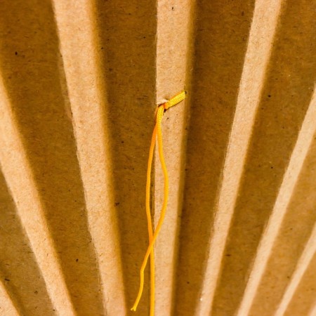 Fan bamboo, textile h = 50 cm "sakura" blue-2