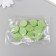 Decor for creativity plastic "Leaf-Gubka" 1.7x2.2 cm