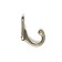 Hook furniture tundra TKO006, one -rod, bronze