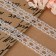 Capricon lace, 15 mm × 10 ± 1 m, white color