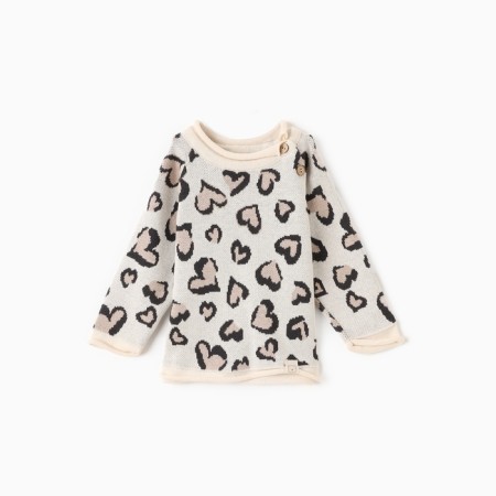 Jumper knitted baby i LEO LOVE Growth 92-98 cm