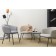 Paal lounge-peel, 740 × 700 × 650 mm, book, beige color