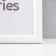 Photo frame MDF 21x30 cm, No. 5 "Simple", white (plastic screen)