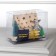 LED figure "House with deer" 11 × 15 × 3 cm, wood, batteries LR41x3, glow warm white