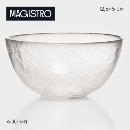Glass Glass Magistro "Alcor", 400 ml, 12.5 × 6 cm