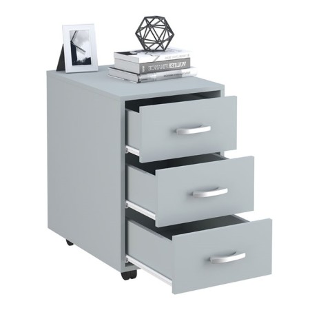 Tumbling with boxes on wheels Polini Kids Mirum, gray color, 40x55 cm