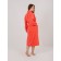Women's bathrobe, with a shack, size 44-46, coral color