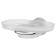 Soap holder, matte crystal, chrome, fbs