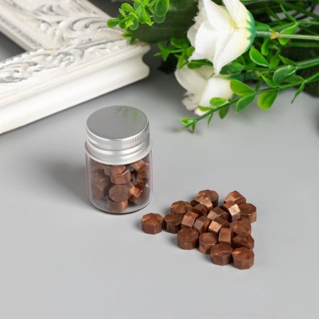 Surgut in granules in the jar of "octagonal" milk chocolate 9 g 4.5x3x3 cm-2