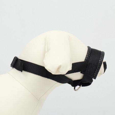 Donmodor Uzmordnik for dogs with a lining, size M, OM 15-26 cm, Osh 13-20 cm, black-3