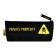 Penal soft, 1 department, 80 x 210 x 35 mm, voluminous, microfiber on PVC-one, Phoenix "Private Property"