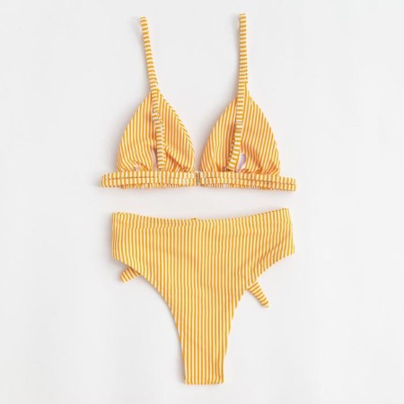 Separate Minaku "Stripe" swimsuit, size 48, yellow color-9