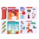 Developing set "smart scissors", 40 cards with tasks, safe scissors, 3+