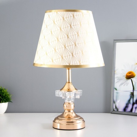 Lauren table lamp E27 40W gold 24x24x42 cm Risalux