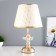 Lauren table lamp E27 40W gold 24x24x42 cm Risalux