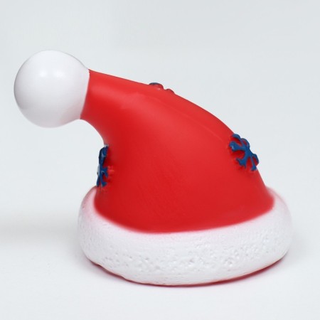 Bruttail toy for dogs "New Year's cap", 7.5 x 7 cm-1